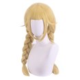 thumbnail image 1 of Peluca larga para cosplay, rubia, trenzada, sintética, 65 cm, resistente al calor, 1 of 3