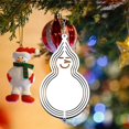 thumbnail image 4 of 4Pcs 10Inch Sublimation Wind Spinner Blank,3D Sublimation Wind Powered Kinetic Sculpture for Christmas Style Decoration, 4 of 5