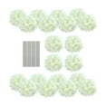 thumbnail image 1 of Props de fotos de bricolaje decorativo de flores artificiales de hortensias, cabeza de flores falsas para festival arco bouquets de pared decoración, 1 of 8