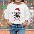 thumbnail image 2 of Grand Enfant Chandail à Capuchon Garçon Grand Chandail à Capuchon Enfants Chandail Confortable Femme Chat Cordon de Serrage Noël Enfants Manches Longues Col Rond Chandails en Molleton Imprimé Lettre Chandails en Molleton Légers Blouse T Blanc 9-10 Ans, 2 of 6