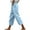 Light Blue-354, variant on Big Discount,Women's Casual Pants, Loose Harlan Drawstring, Solid Color Lace Up, Fashionable Cropped, Office/Travel, Comfort Fit, Elastic Waist, Soft Fabric Effortless Style,Sopatenor