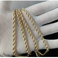 thumbnail image 2 of 10K Gold Rope Chain Gold Rope Chain Necklace 6mm 20-26 inches, 10K Gold Rope Chain, 10K Gold Chain,  Men Women,Rope Chain Necklace (Necklace length:20;), 2 of 4