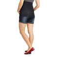 thumbnail image 2 of Times Two Maternity Overbelly Super Soft Five Pockets Shorts, 2 of 3