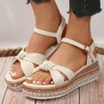 thumbnail image 2 of Mepaouo Espadrille Dressy Wedge Sandals Women's Platform Casual Summer Slip on Shoes with Ankle Strap, 2 of 7