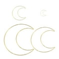 thumbnail image 1 of Miangastore 12Pcs Moon Dream Catcher Rings Metal Dream Catcher Rings Hoops for DIY (Golden), 1 of 8