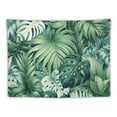 thumbnail image 5 of GOSMITH Palm Leaf Green Tropical Leaves Decorative Tapestry Wall Hanging Painting, 5 of 6