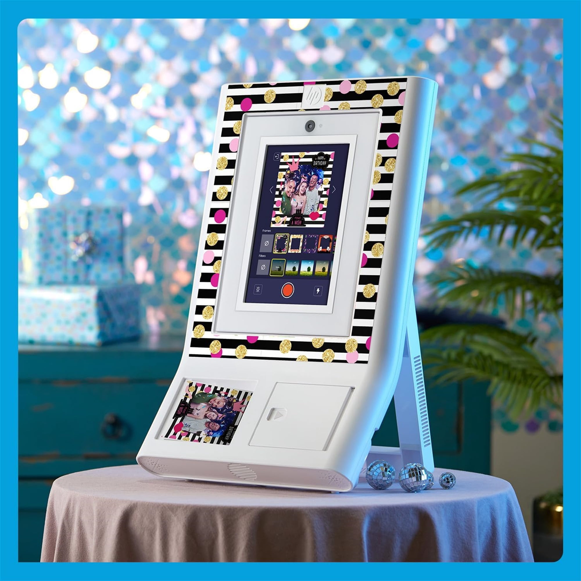 HP Sprocket Photobooth Sticker Frames - 15-Pack of Custom Adhesive Stickers Exclusively for Use with HP Sprocket Photobooth