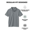 thumbnail image 2 of Boys Moisture Wicking Short Sleeve Polos, 2 of 6