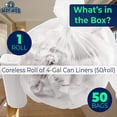 thumbnail image 6 of Mop Mob 4-Gallon Light Duty Clear Office Trash Bags, 50 Count, 6 of 6