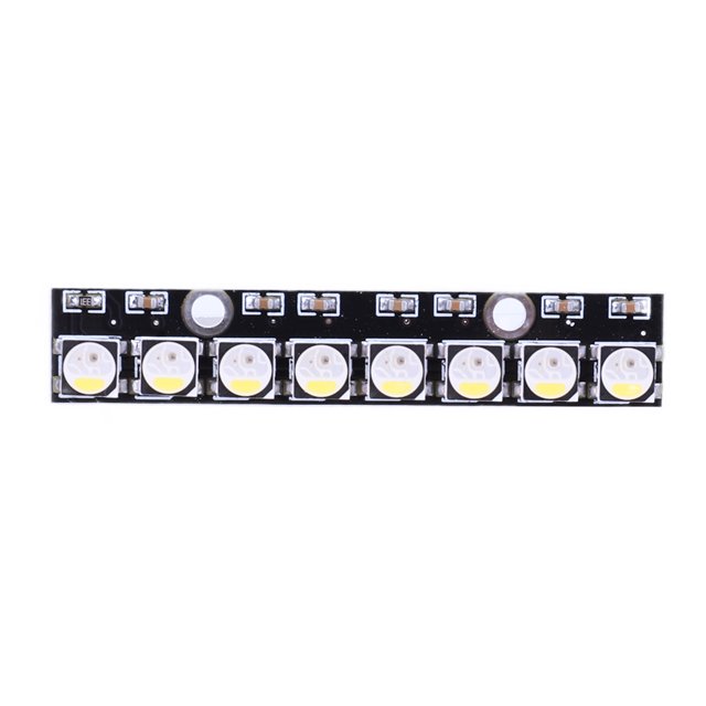 Módulo de Panel de lámpara LED completo RGB WS2812 5050 de 8 canales útil tablero de luces LED RGB
