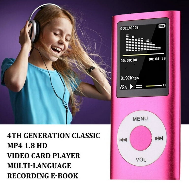 Mp3 / Mp4 Player - Lcd Hd Video Card And Fm Radio Built-in Mic