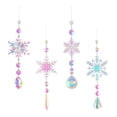 thumbnail image 4 of de Navidad, carillón de viento de cristal Artificial, colgante de ventana, adorno colorido para interiores y exteriores, duradero y vers, 4 of 8
