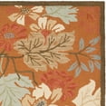 thumbnail image 2 of SAFAVIEH Blossom Charlotte Floral Wool Area Rug, Rust/Multi, 6' x 6' Square, 2 of 4