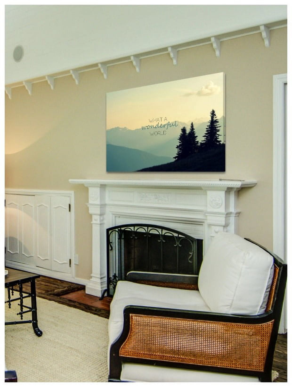 Marmont Hill "What a Wonderful World" by Robert Dickinson Painting Print on Canvas