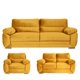 thumbnail image 1 of Sala 3 2 1 Siena Amarillo - Kessa Muebles, 1 of 26