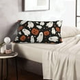 thumbnail image 5 of Halloween Pillow Covers 12x20 Set of 2, Halloween Ghost Pumpkins Decorative Throw Pillow Covers Holiday Farmhouse Outdoor Pillowcase for Couch Sofa Home Decor, 5 of 5