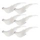 thumbnail image 3 of Pájaros blancos navideños con pinzas - 6 piezas de palomas de la paz artificiales de espuma para decorar el árbol de Navidad, 3 of 8