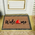 thumbnail image 3 of Summer Doormats Coir Door Mat Outside Entrance Entryway Door Rug Runner Low-Profile Non-Slip Front Welcome Mat Easy to Clean Entry Mat Mat for Outside Entry Way Doormat Entry Rugs, 16x24 Inch, 3 of 4