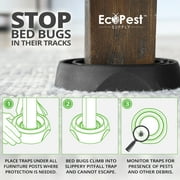 Bed Bug Blocker (Pro) Interceptor Traps — 4 Pack | Interceptors, Monitors, and Detectors for Bed Bugs