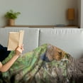 thumbnail image 3 of Hen and Chicks Soft Flannel Fleece Blanket, Domestic Animal Mother Chicken on Her Babies with Herbs Blurred Background, Cozy Plush for Indoor and Outdoor Use, 50" x 70", Multicolor, by Ambesonne, 3 of 5