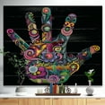 thumbnail image 2 of Design Art - Rainbow Hand with Multi Colors, 2 of 5