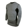 thumbnail image 4 of Men's Long Sleeve Running Tights Basketball Football Long Sleeve Tight Thermal Compression T-Shirt, 4 of 8