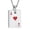 steel-red, variant on Urn Necklace for Ashes Playing Cards Cremation Jewelry for Ashes Stainless Steel Ashes Pendant for Men Women Keepsake Memorial Ash Jewelry
