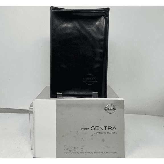 2002 Nissan Sentra Owners Manual Handbook Set with Case OEM M01B31010