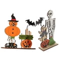 thumbnail image 5 of Here's a refined and engaging product description for your **Wooden Spring Skeleton Halloween Table Centerpiece**:\n\n \n\n**2pcs Wooden Spring Skeleton, 5 of 5
