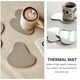 thumbnail image 5 of WORGEOUS 3 unids Posavero simple decorativo Posavero acrílico Posavasos Taza de agua Termal esteras, 5 of 7