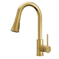 thumbnail image 2 of Karran  Weybridge Single-Handle Pull-Down Sprayer Kitchen Faucet Brushed Gold Brushed, 2 of 5