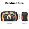 thumbnail image 5 of Bear Waterproof Oxford Cloth Travel Case for Electronic Devices, USB Organizer, Charger Organizer Travel Case, Phone Cable Organizer - 5.9x9.44x3.14 in, 5 of 6