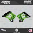 thumbnail image 2 of Kalair GFX Graphics Kit for Kawasaki KDX200 KDX220 (1995-2008) Lancaster Series, 2 of 5