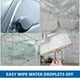 thumbnail image 4 of Stainless Steel Glass Wiper Bronze Silicone Home Bathroom Scraper Spatula Cleaning Wipers Multifunction All Purpose Squeegee, 4 of 5