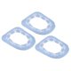 thumbnail image 1 of Inodoro Asiento Cubiertas para Baño 3uds Inodoro Asiento Cojín Cubierta Suave Más Grueso Calentador Lavable Cálido Alargar Inodoro Asiento Cubierta Cojín-Hojas Azul Unique Bargains camaybaño, 1 of 5