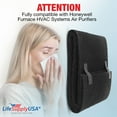 thumbnail image 2 of LifeSupplyUSA Cut-To-Fit Activated Carbon Filter Compatible with Honeywell Furnace HVAC Systems Air Purifiers, 2 of 5