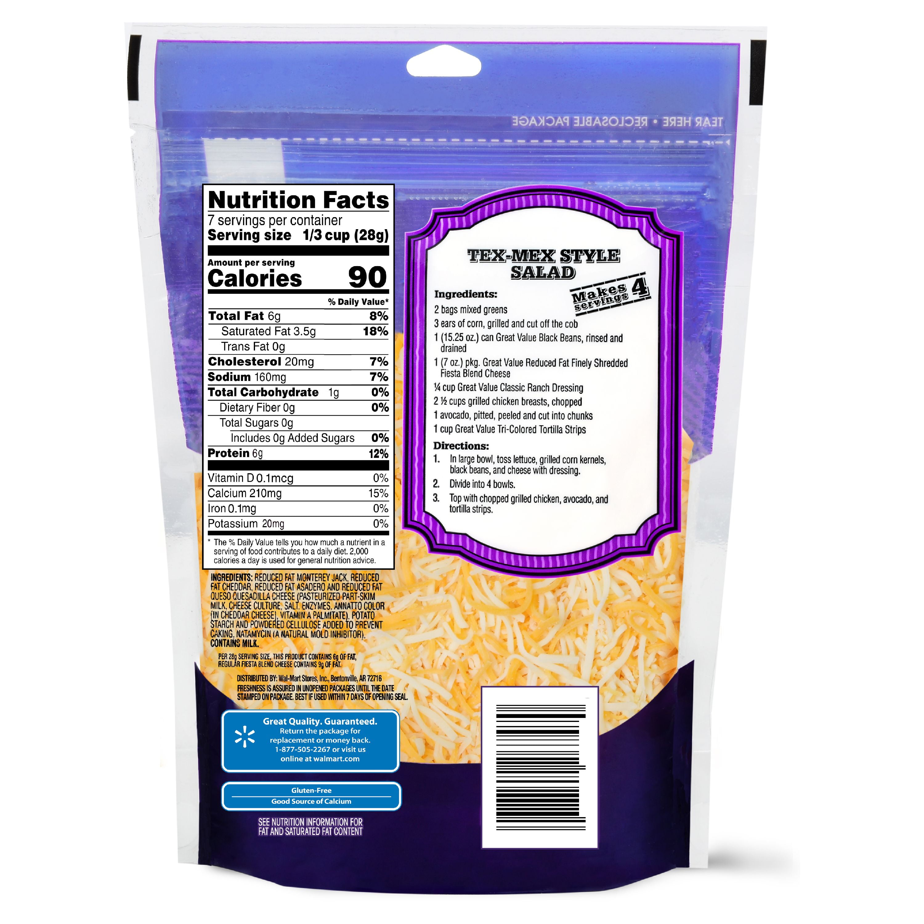 Fiesta Blend Cheese Nutrition Info Runners High Nutrition