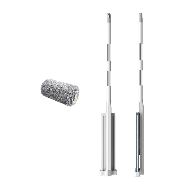 Trapeador Plano De Microfibra Seco, Sin Lavado A Mano, Mango Largo, Trapeador Plano Grande, Herramienta De Limpieza De Suelo De Uso Seco Y Húmedo