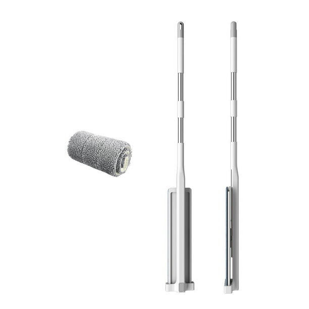 Trapeador Plano De Microfibra Seco, Sin Lavado A Mano, Mango Largo, Trapeador Plano Grande, Herramienta De Limpieza De Suelo De Uso Seco Y Húmedo