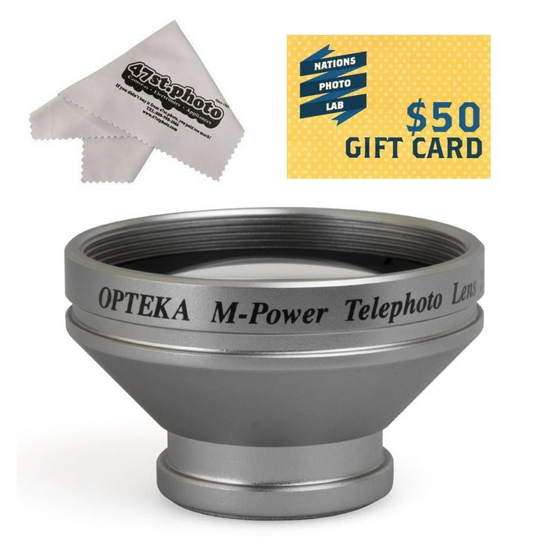 Opteka 2x Telephoto Converter Magnetic Magnet Lens for Pentax