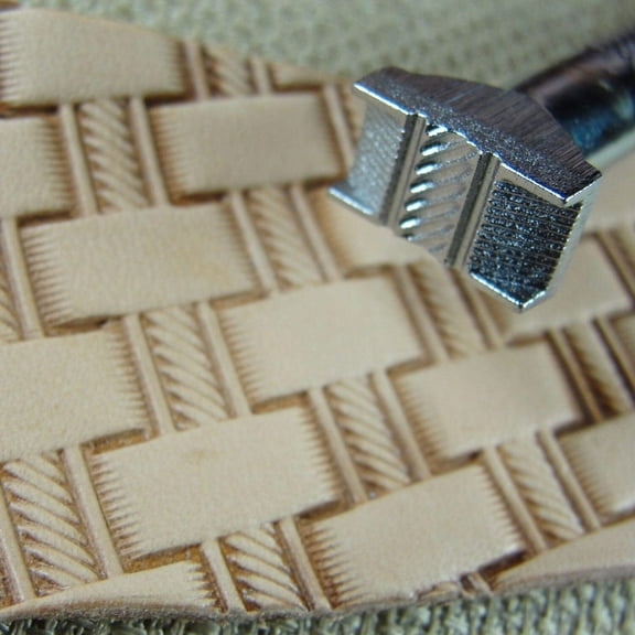 Leather Stamping Tool, Rope Basket Weave Stamp, X510, Leather Stamping Tool Stamp, Craft Japan Leathercraft Tool