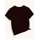 thumbnail image 3 of Girls' First Day of Graphic T-Shirt -Casual Summer Top with School Supplies Design, Round Neck Short Sleeve Tee for Back to School outfits, School Clothes, Comfortable Knit Fabric, Breathable Materia, 3 of 7