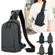 thumbnail image 1 of Fiudx Mochila Portátil de Un Solo Hombro, Bandolera Deportiva Impermeable, Bandolera de Gran Capacidad, Versátil para Uso Diario, Ciclismo y Senderismo Al Aire Libre, Diseño Unisex, Tamaño 28 X 17 X, 1 of 4