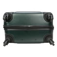 thumbnail image 4 of Moda ABS Hard Side 3 Piece Luggage Set, Includes 28-inch and 24-inch Checked and 20-inch carry-on Luggage, Dark Green, 4 of 13