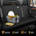 thumbnail image 3 of Funda de asiento trasero de piel sintética CAT negra impermeable, 3 of 9