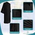 thumbnail image 5 of Endea Graduation Matte Black Graduation Gown, 5 of 8
