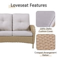 thumbnail image 4 of POCASSY 4 Piece Sofa Seating Group with Cushions, 4 of 8