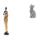 thumbnail image 1 of Figuras tribales africanas, esculturas artísticas para decoración del hogar, dormitorio, mesa, mueble de TV, entrada, estantería, sala de estar, colec, 1 of 8