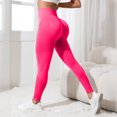 thumbnail image 2 of Mnuaqn Anti Cellulite Compression 3D Leggings Women Butt Lifting Tummy Control with Resistance Bands Gym Yoga Pants Hot Pink,Size M, 2 of 5
