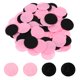 thumbnail image 1 of Uxcell 10mm 3/8" Círculos de Fieltro Redondos, 200 Pcs Almohadillas de Manualidades Pre Cortadas de Tela No Tejida para Proyectos de Bricolaje, Negro/Rosa, 1 of 6